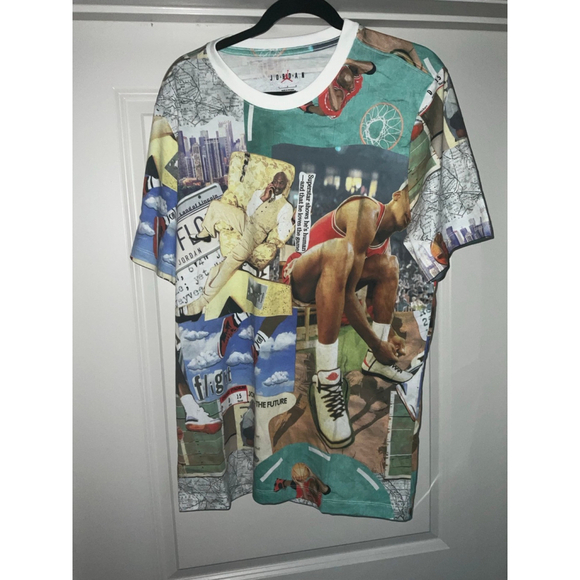 2 Men's Jordan Graphic T-shirts Size Large - Picture 4 of 10